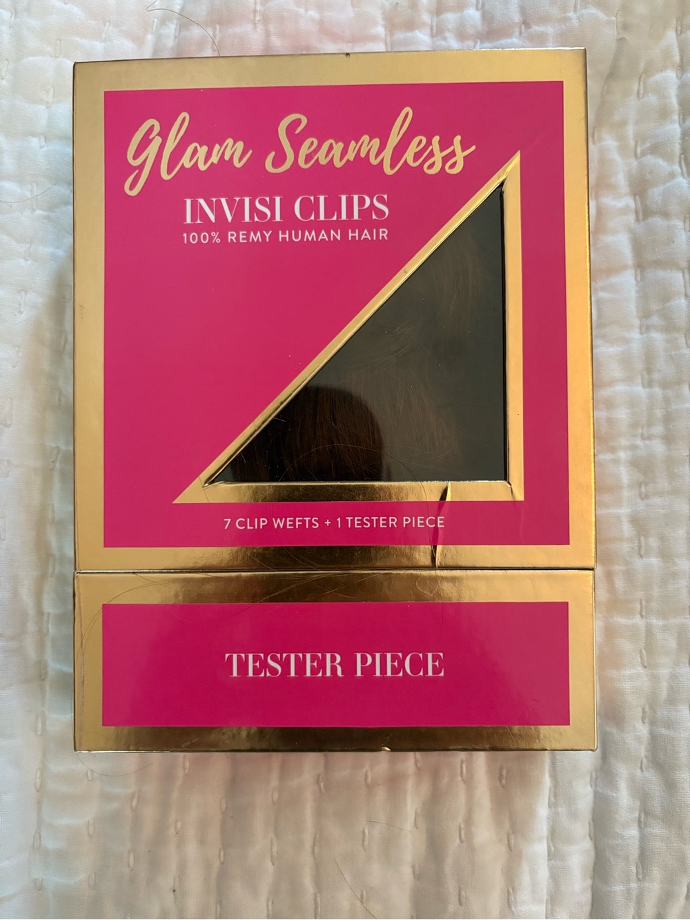 Glam Seamless Invisi Clips 100% Remy Human Hair - Brown Clip-In Extensions